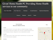 Tablet Screenshot of givenhomehealth.com